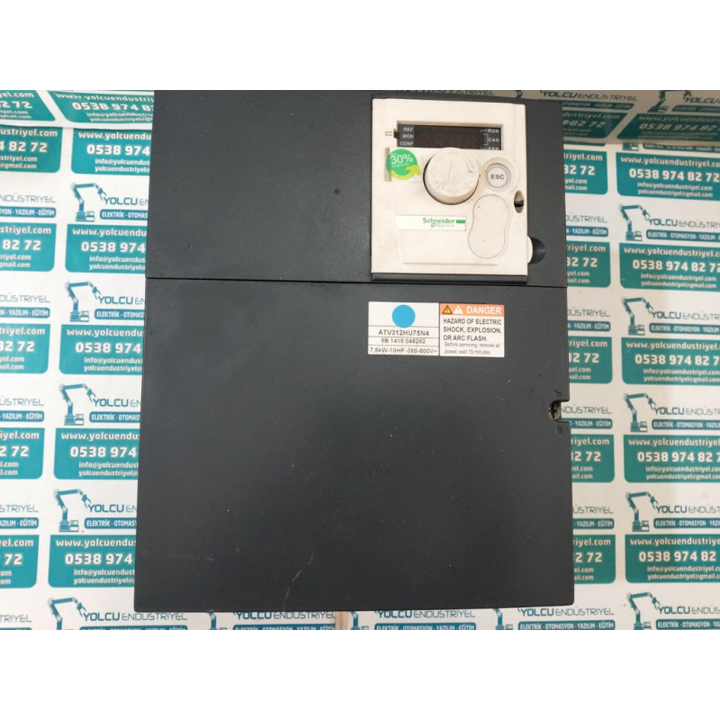 ATV312HU75N4 Schneider Atv 312 7.5KW, trifaze hız kontrol cihazı
